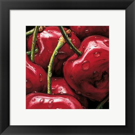 Framed Cherries Print