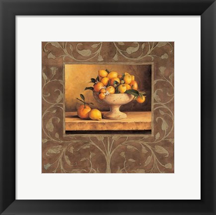 Framed Oranges And Lemons Print