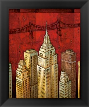 Framed Nyc I Print