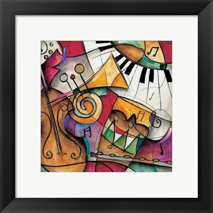 Framed Jazz It Up I Print