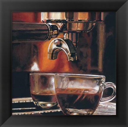 Framed Espresso Italiano Print