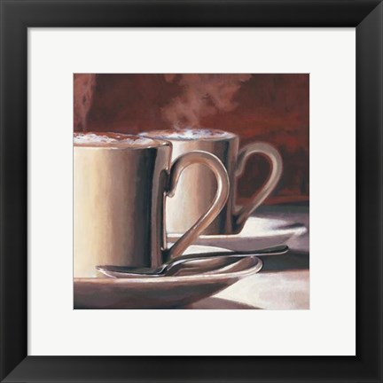 Framed Due Cappuccini Print