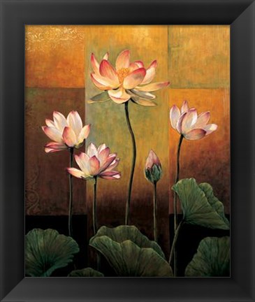 Framed Lotus Print