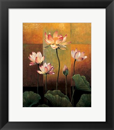 Framed Lotus Print