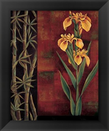 Framed Yellow Iris Print