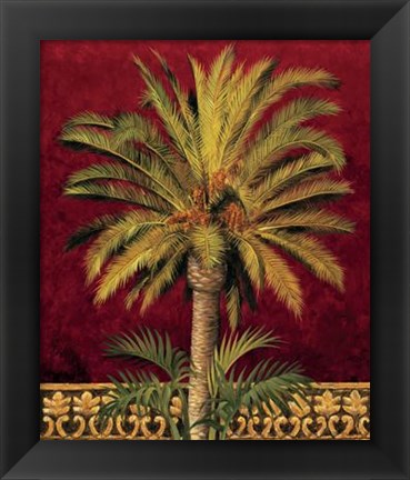 Framed Canary Palm Print