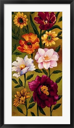 Framed Floral Bouquet II Print