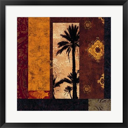 Framed Moroccan Nights II Print