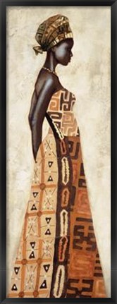 Framed Femme Africaine I Print