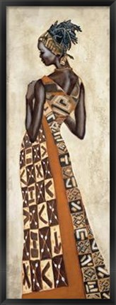 Framed Femme Africaine II Print