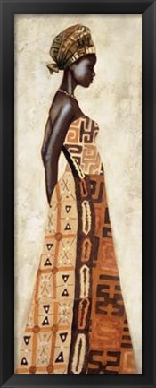 Framed Femme Africaine I Print