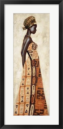 Framed Femme Africaine I Print