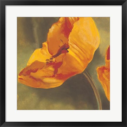 Framed Coquelicots Dans Le Soleil I Print