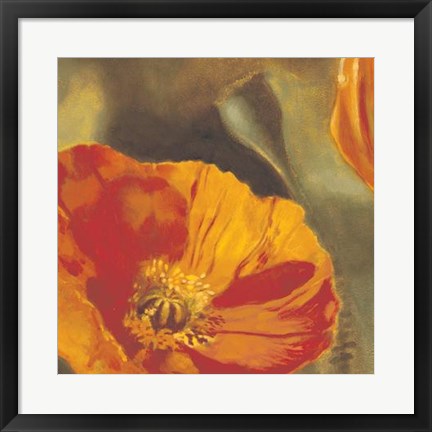 Framed Coquelicots Dans Le Soleil II Print