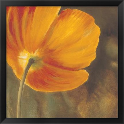 Framed Coquelicots Dans Le Soleil III Print