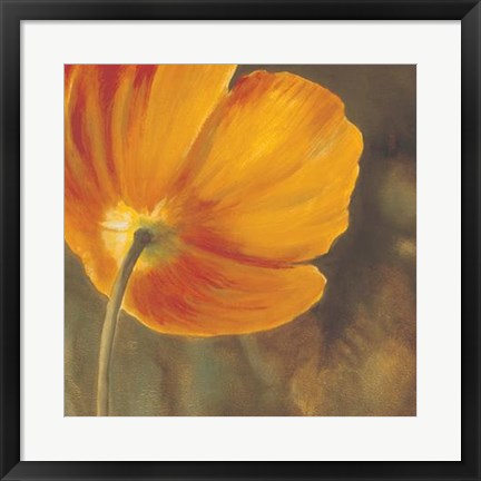 Framed Coquelicots Dans Le Soleil III Print