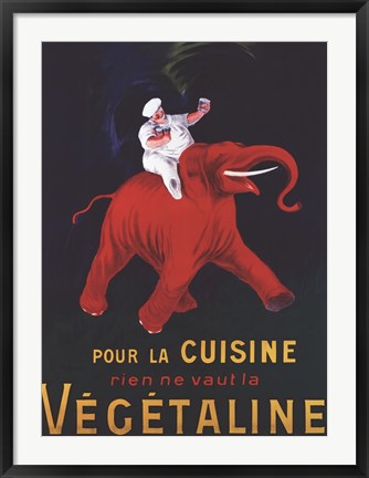 Framed Cuisine Vegetaline Print