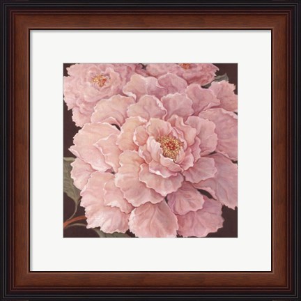 Framed Fuschia Peonies Print