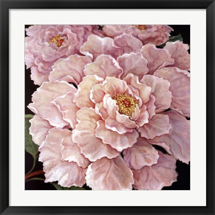 Framed Fuschia Peonies Print