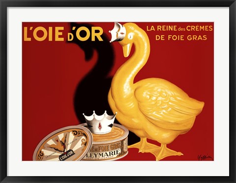 Framed L&#39;oie D&#39;or Print