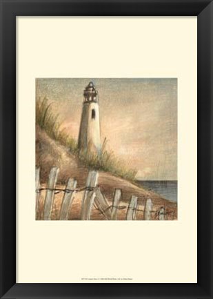 Framed Coastal View I Print