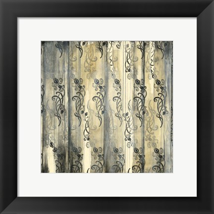 Framed Aged Elegance I Print