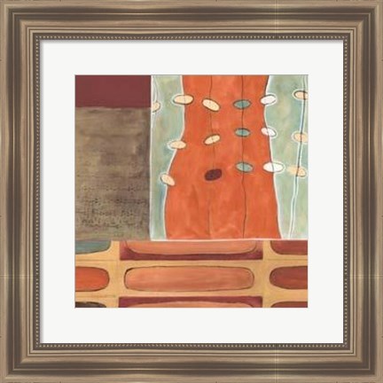 Framed Egg Hunt In Orange I Print