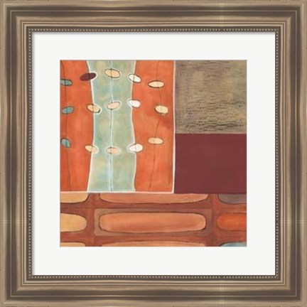 Framed Egg Hunt In Orange II Print