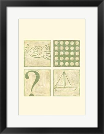 Framed Fish Tale Print