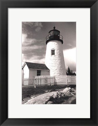 Framed Pemaquid Point Light, Maine I Print