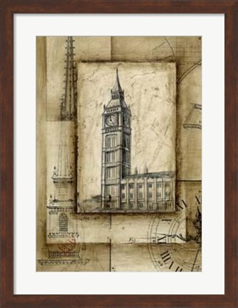 Framed Passport To Big Ben Print