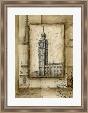 Framed Passport To Big Ben Print