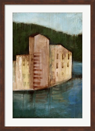 Framed Coastal Villa I Print