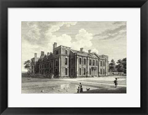 Framed Hill Hall In Essex Print