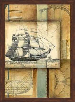 Framed Nautical Passage Print