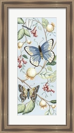 Framed Butterfly Sky I Print
