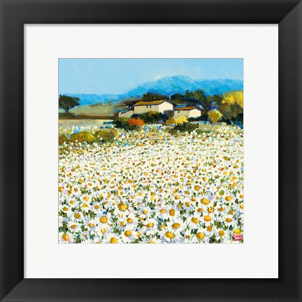 Framed Farm Near Bini Print