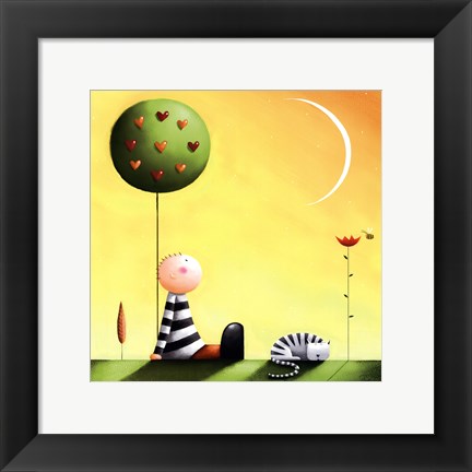 Framed Dreaming Print