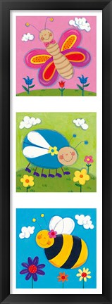 Framed Garden Party II Print