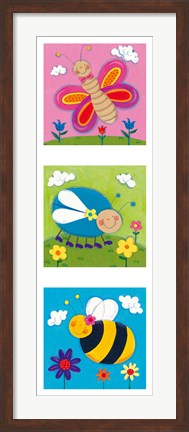 Framed Garden Party II Print