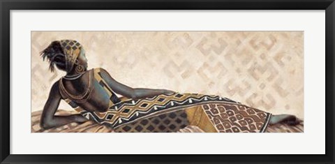 Framed Femme Africaine V Print