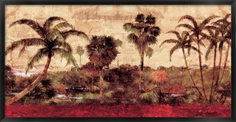 Framed Palm Garden Print