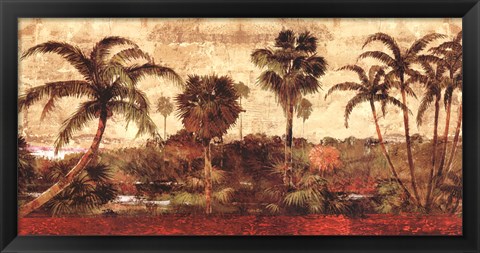 Framed Palm Garden Print