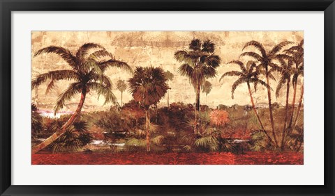 Framed Palm Garden Print