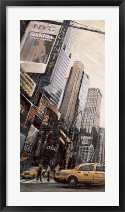 Framed Times Square I Print