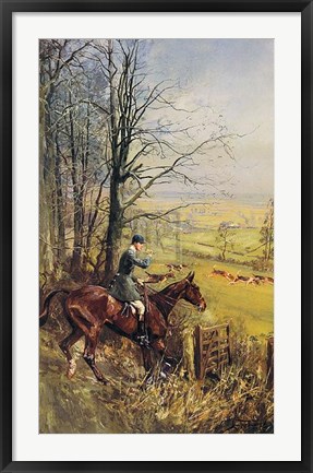 Framed His Grace the Duke of Beaufort Print