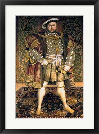 Framed Henry VIII Print