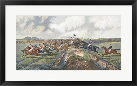 Framed Double, Punchestown Print