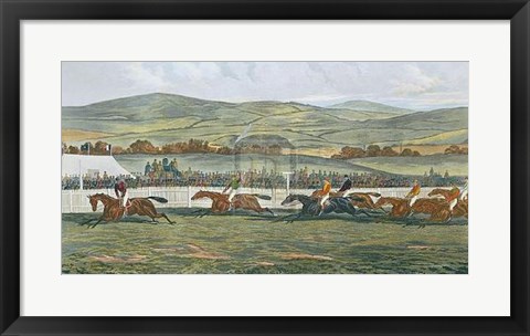 Framed Finish, Punchestown Print