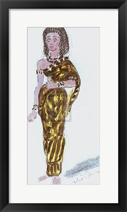 Framed Designs for Cleopatra IV Print